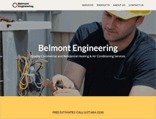 Tablet Screenshot of belmontengineering.com